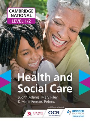 cover image of Cambridge National Level 1/2 Health and Social Care